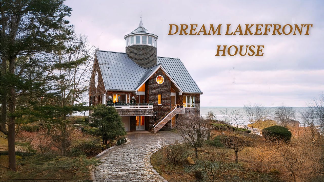 Inside Luxurious 5 Story Lake Front Mansion!