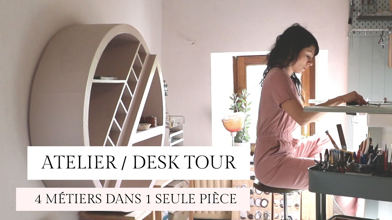 ATELIER / DESK TOUR: mes 4 métiers dans une seule pièce