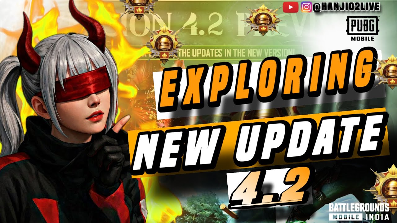 NEW UPDATE 4.2 EXPLORING 😳🤩|| HANJI02LIVE  || PLEASE SUBSCRIBE MY CHANNEL 🎯#bgmilive #bgmi #viral