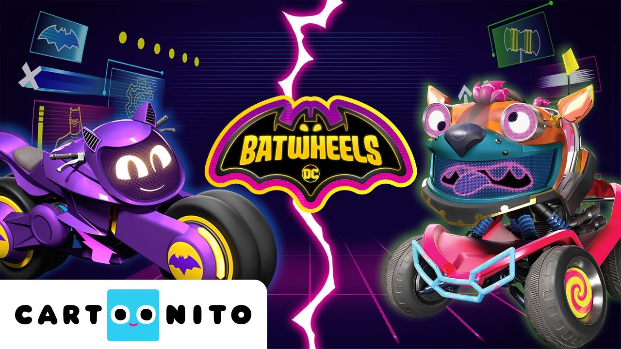 Bibi vs Jestah V&aacute;logat&aacute;s | Batwheels | Cartoonito