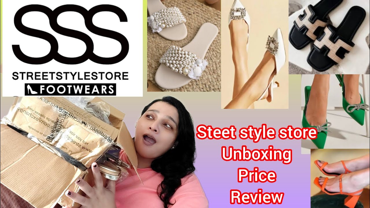 Street Style Store Sandals Unboxing | Footwear Haul Flats,Heels 👠 | 2 Heels 999/- & 3 Flats 1199/-