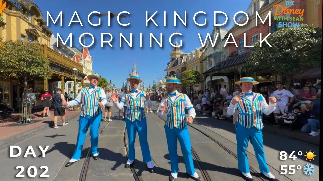 🔴 LIVE: Magic Kingdom Morning Walk at Disney World | Opening Show + Calm Vibes | Day 202