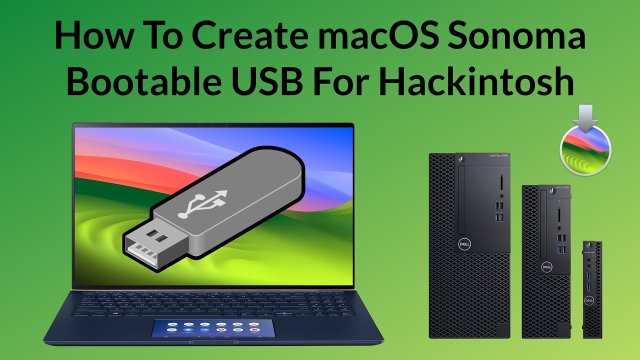 How To Create macOS Sonoma Bootable USB For Hackintosh
