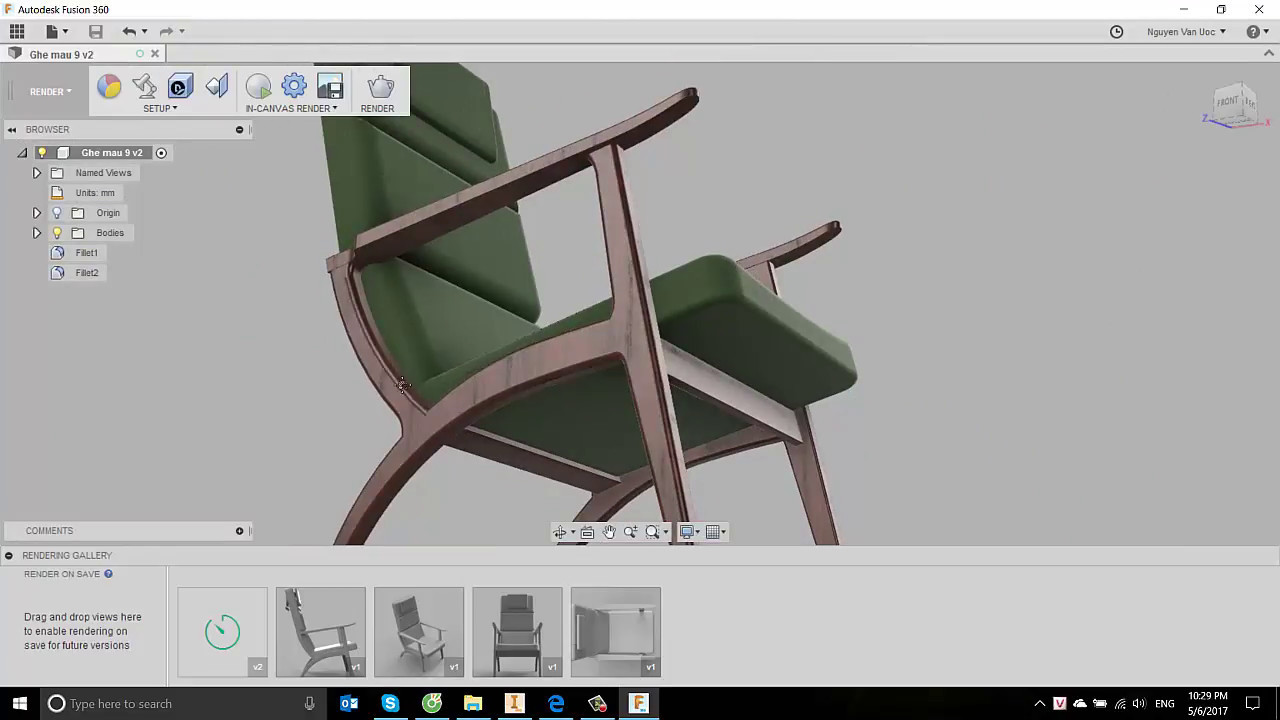 Render with Fusion 360