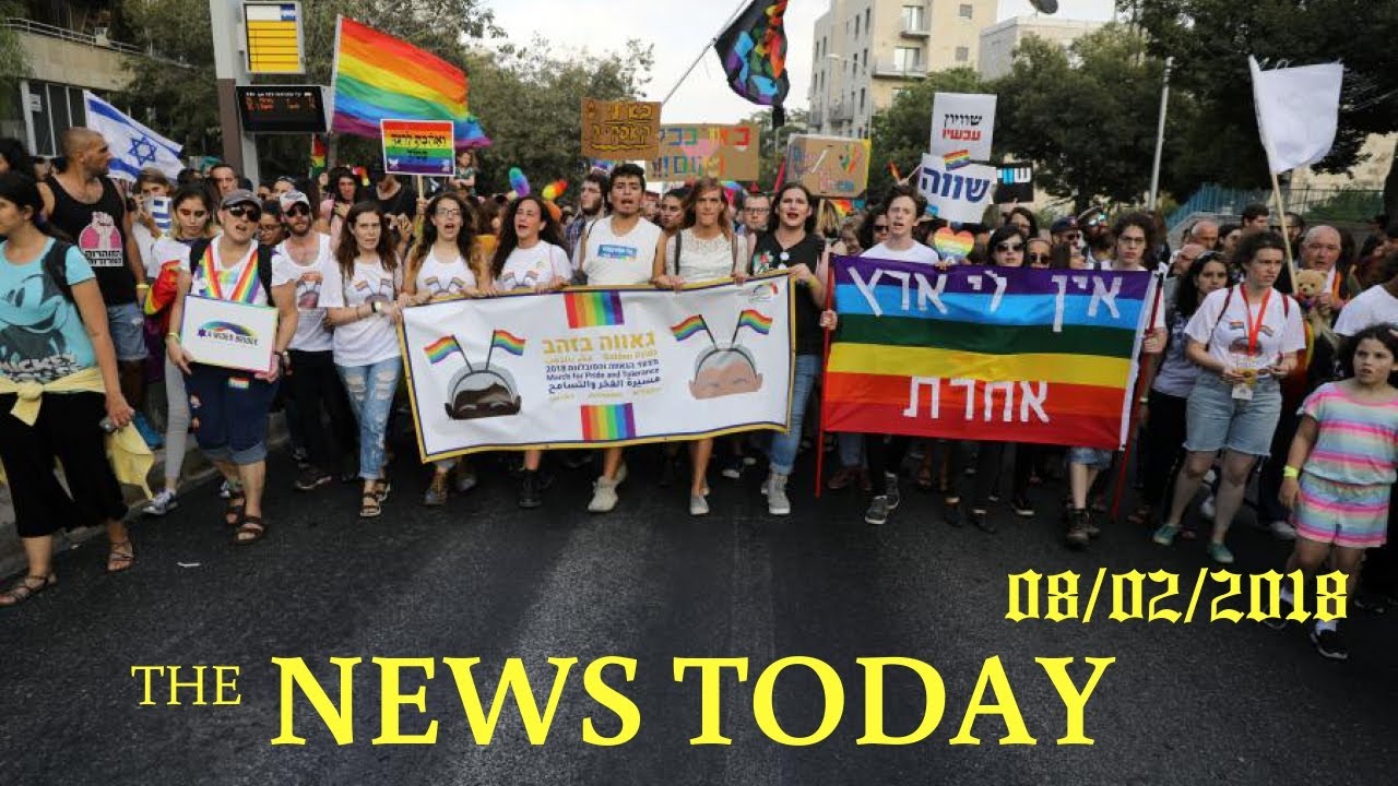 Jerusalem Gay Pride Parade Marches Amid Tight Security | News Today | 08/02/2018 | Donald Trump