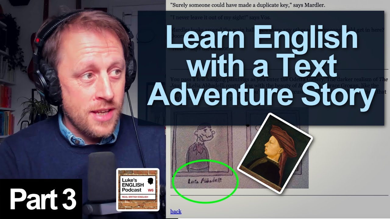 804. The Missing Masaccio (Learn English with a Text Adventure Story) by Peter Carlson