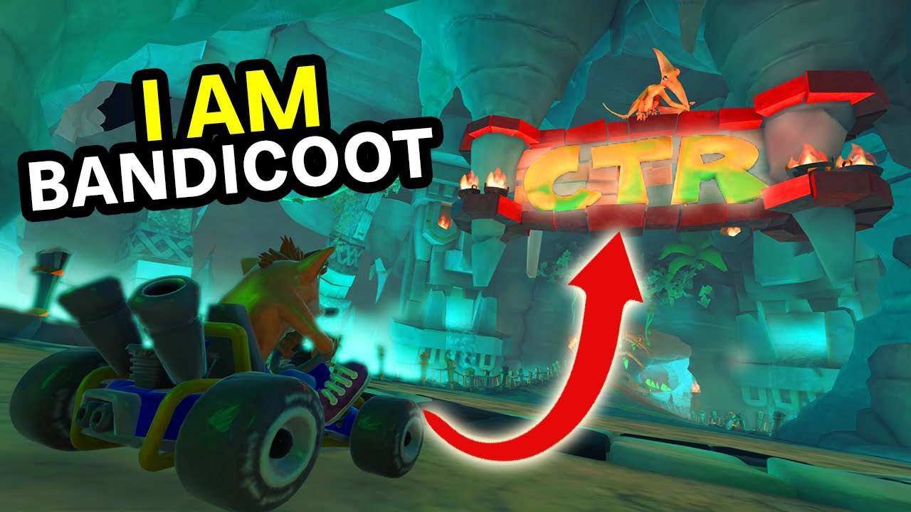 Cosplaying Crash Bandicoot in TrackMania