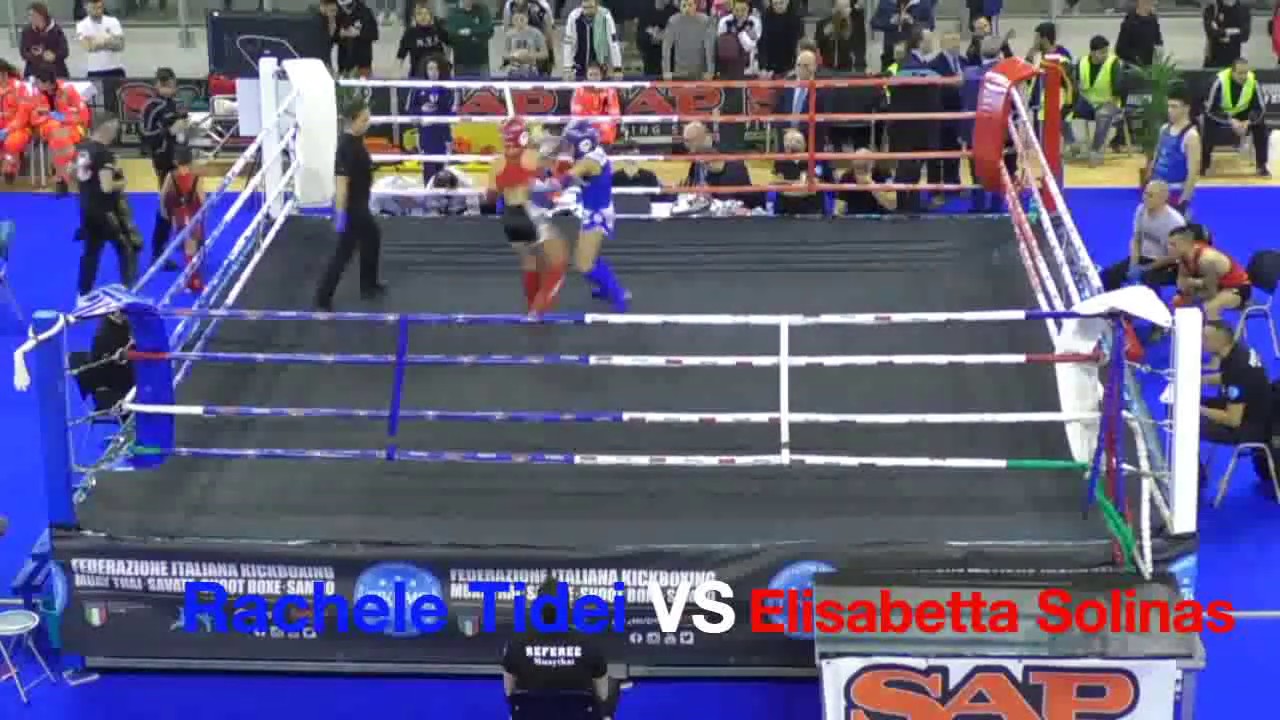 Elisabetta Solinas Vs Rachele Tidei Criterium Muay Thai 2019