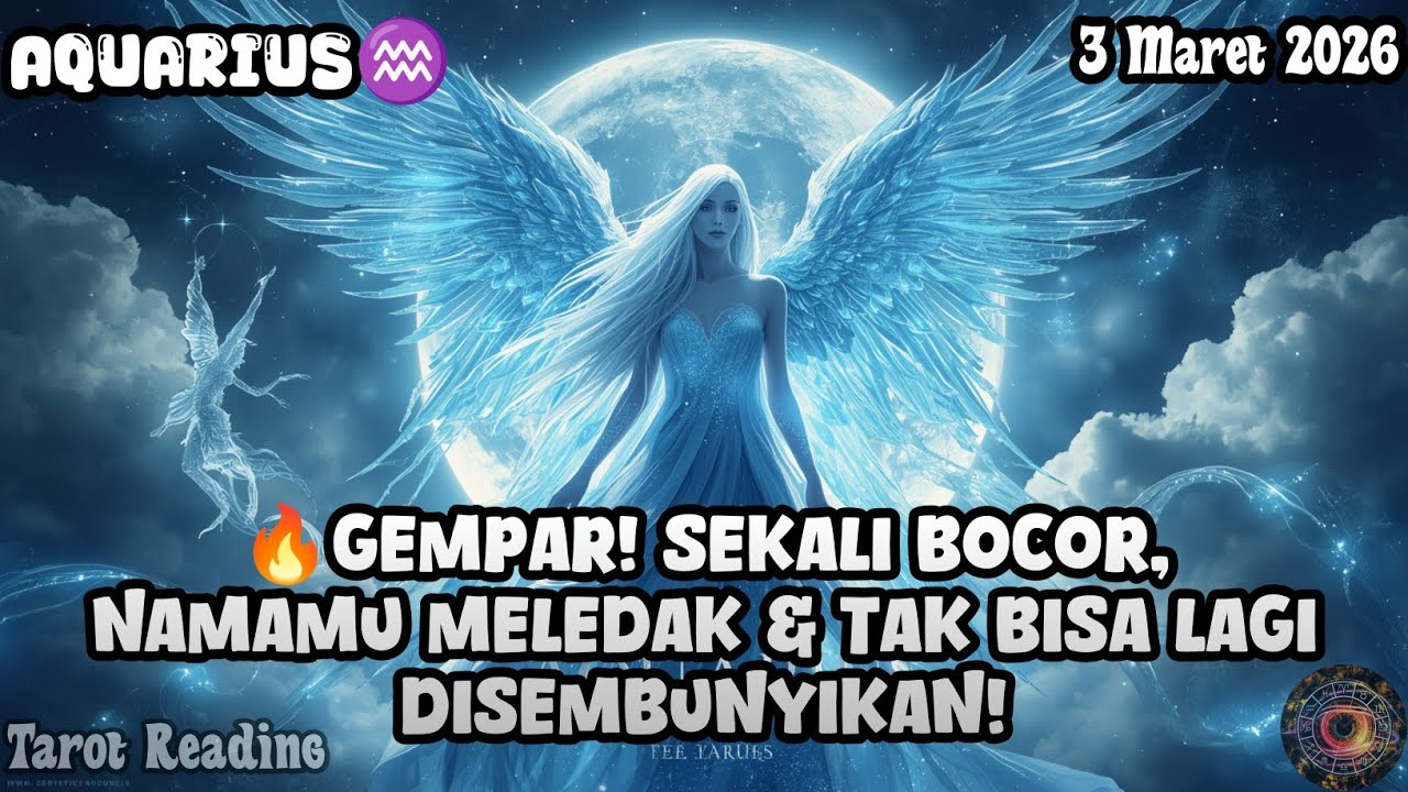 Aquarius♒ GEMPAR! Sekali Bocor, Namamu Meledak & Tak Bisa Lagi Disembunyikan Hari Ini - Mata Zodiak