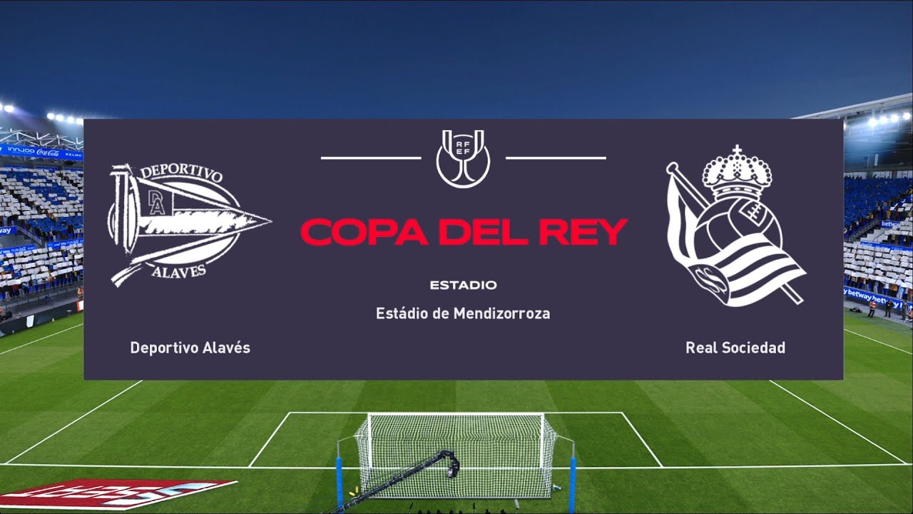 Alaves vs Real Sociedad | Estadio de Mendizorroza | 2025-26 Copa del Rey | PES 2021