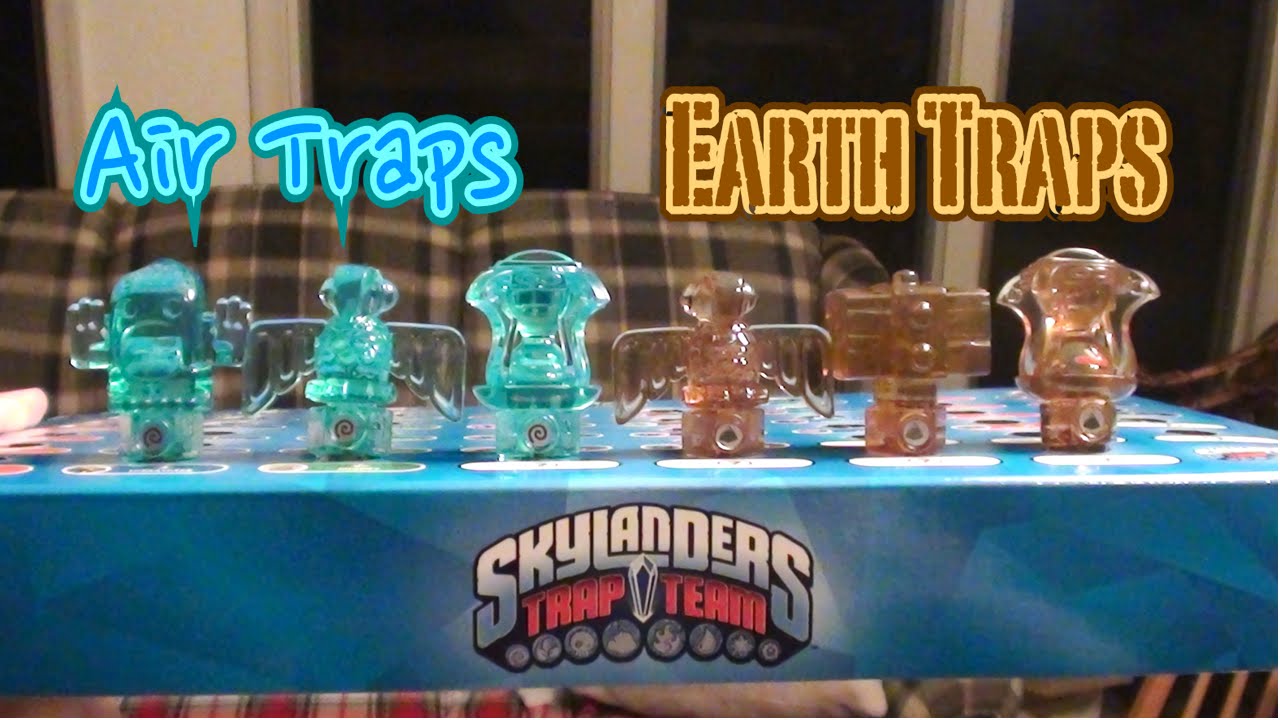 Skylanders Trap Team - Waves 1 & 2 - Air and Earth Traps Unboxing
