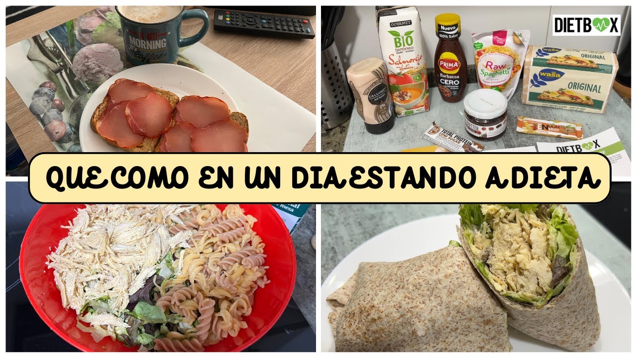 🎦QUE COMO EN UN DIA ESTANDO A DIETA+DIETBOX😍