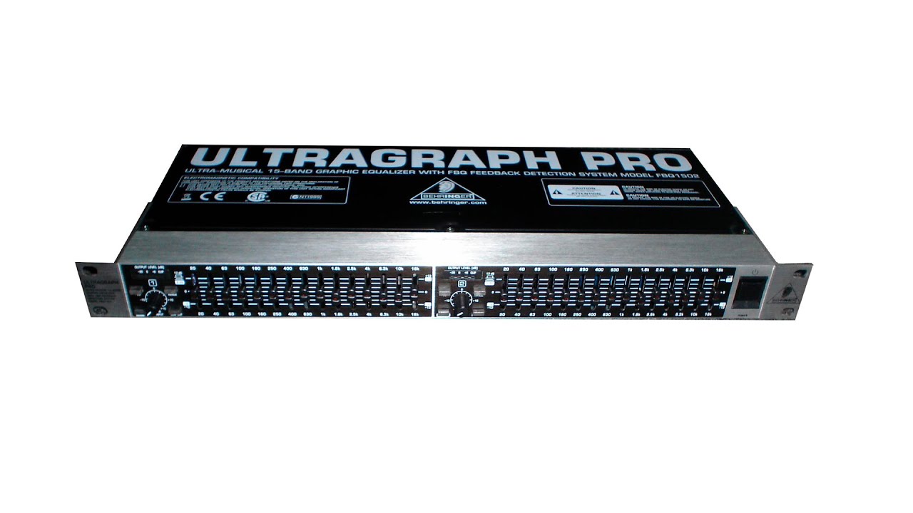 ECUALIZADOR ULTRAGRAPH PRO FBQ1502 DE BEHRINGER