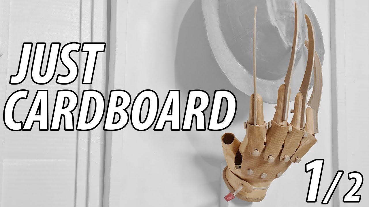 DIY Freddy's Glove 1/2 "INSANE" build made from Cardboard Time Lapse