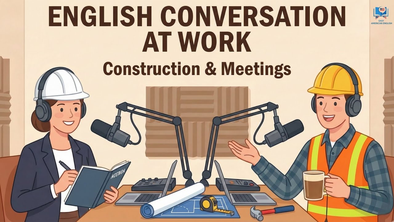 English Conversation at Work | Speak English Practice | Easy American English Podcast