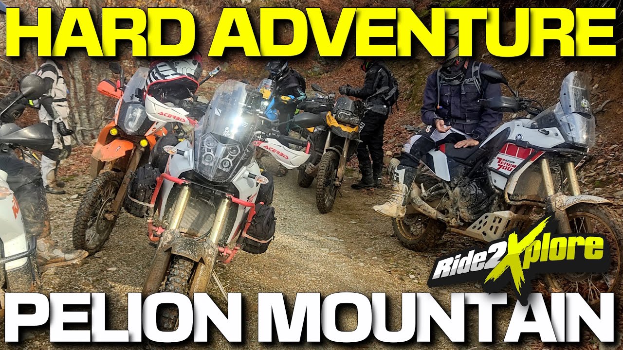 Hard Adventure in the Pelion Mountains | 990 Adventure Tenere 700 R1200GS Adventure