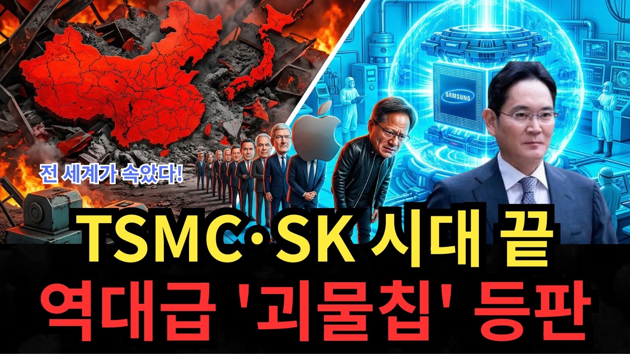 TSMC·SK 시대 끝났다 삼성의 '괴물 신기술' 기습 발표에 반도체 판도 완전히 엎어졌다