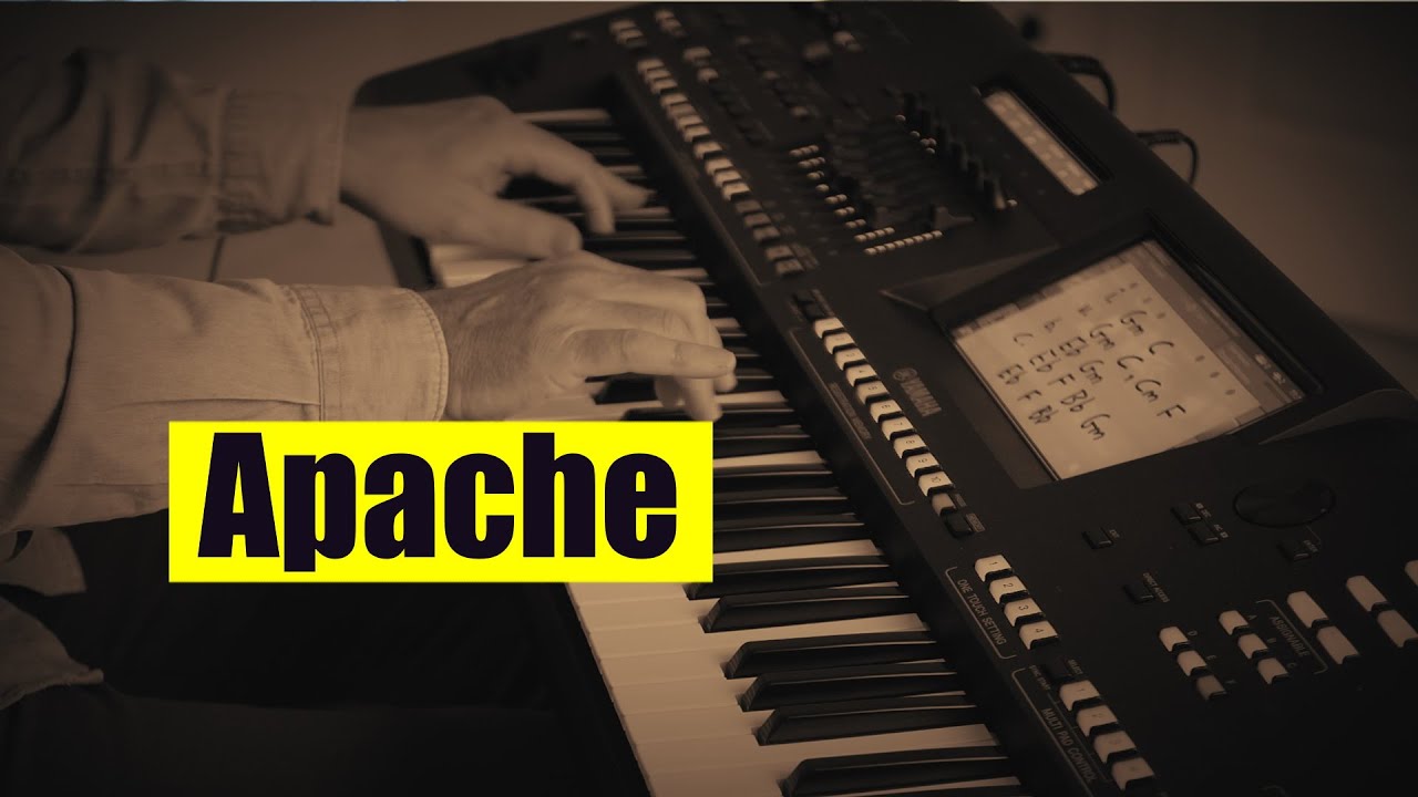 APACHE The Shadows - Hank Marvin On Arranger Keyboard
