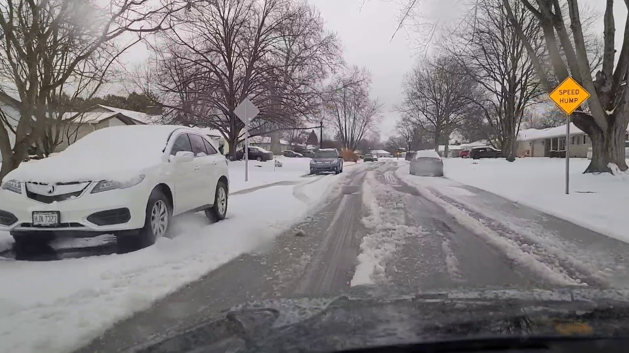 Driving Around Columbus Ohio On Snow Day Part One 01312021