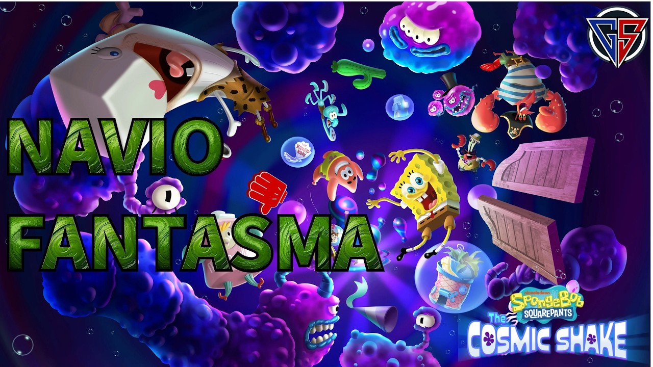 Bob Esponja The Cosmic Shake – Todas as Meias + Içando  no Navio do Holandês Voador (100%) PS5 4K