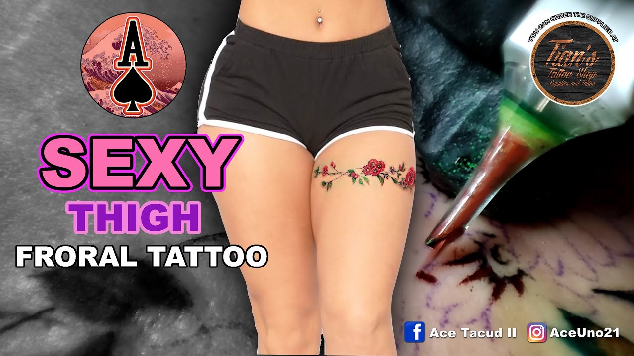 SEXY FLORAL TATTOO