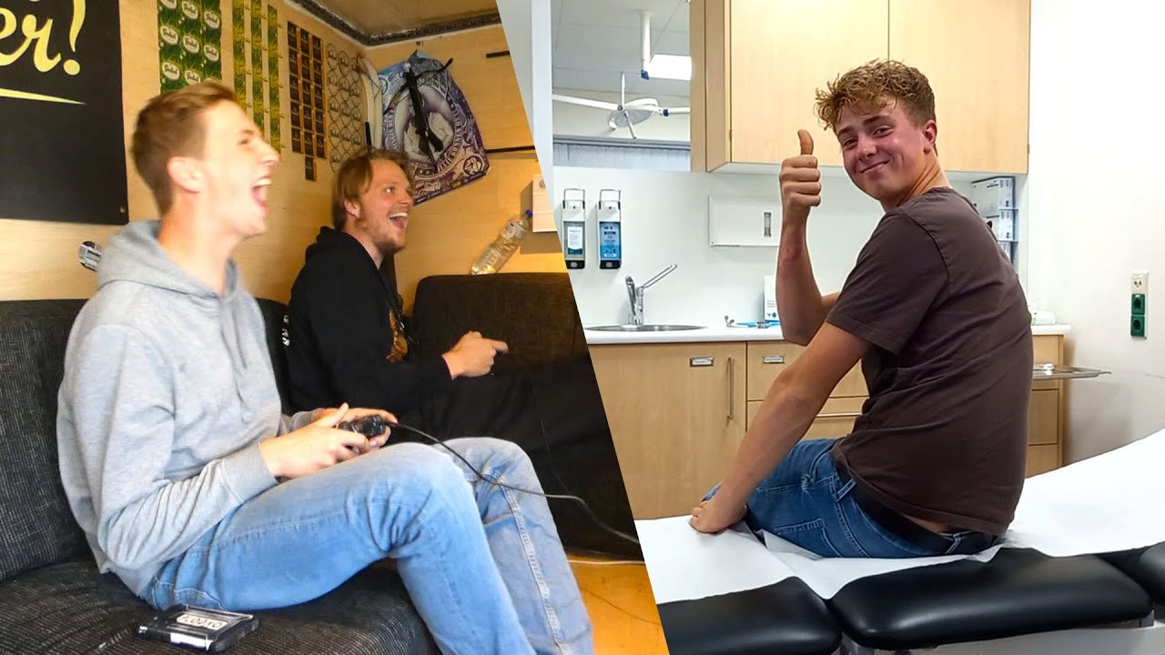 gezellig met Dirk naar het ziekenhuis
