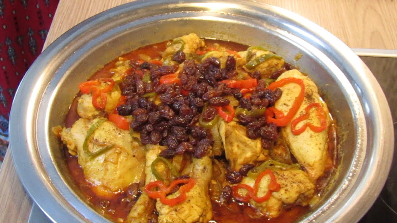 Recette Tajine de poulet aux raisins secs🍗Recipe Chicken Tajine with sultanas