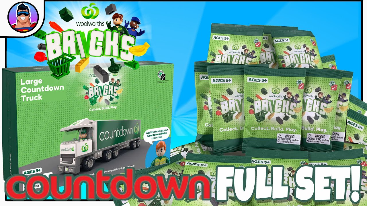 Woolworths & Countdown BRICKS  |  Our FULL SET and A TON of Mystery Bags!!