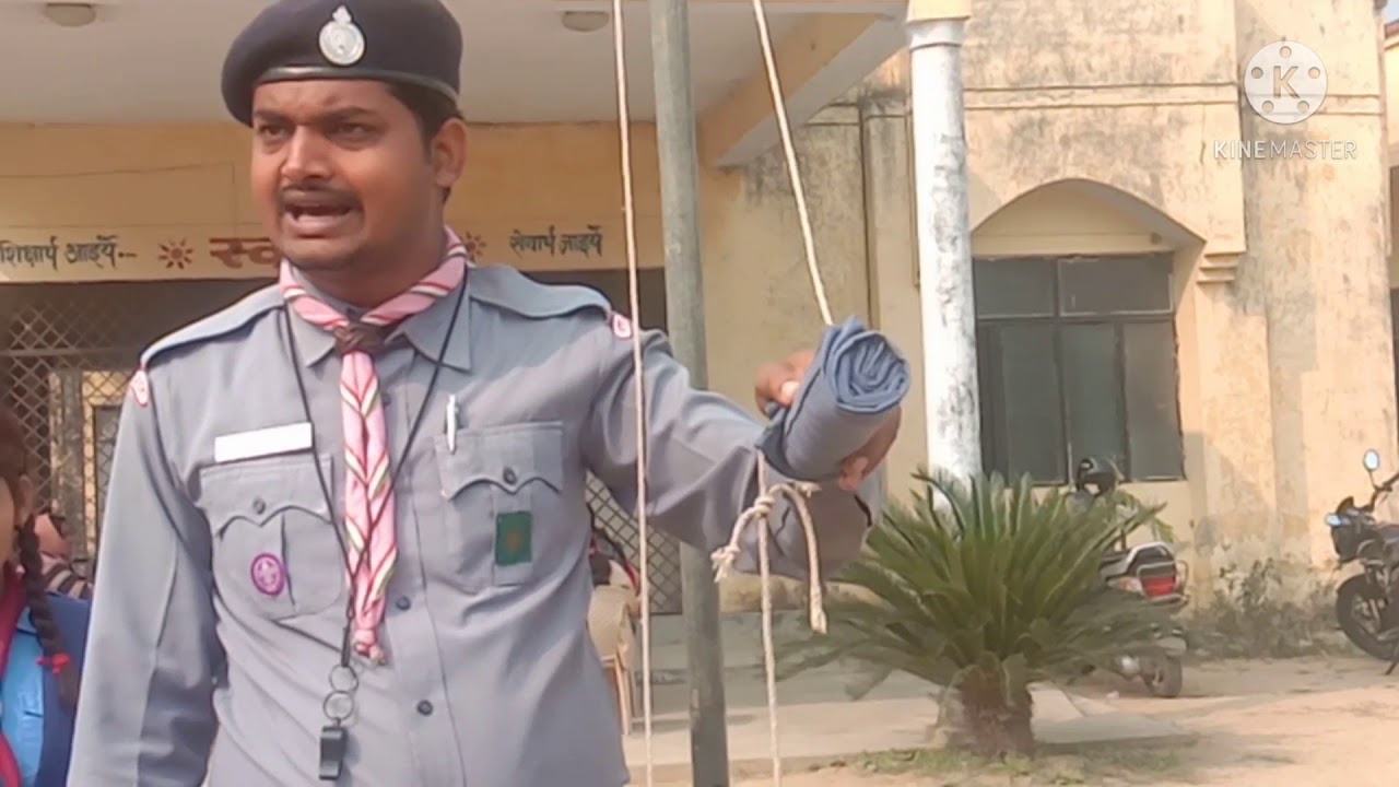 ध्वज शिष्टाचार तथा ध्वज को सही तरीके से बांधना