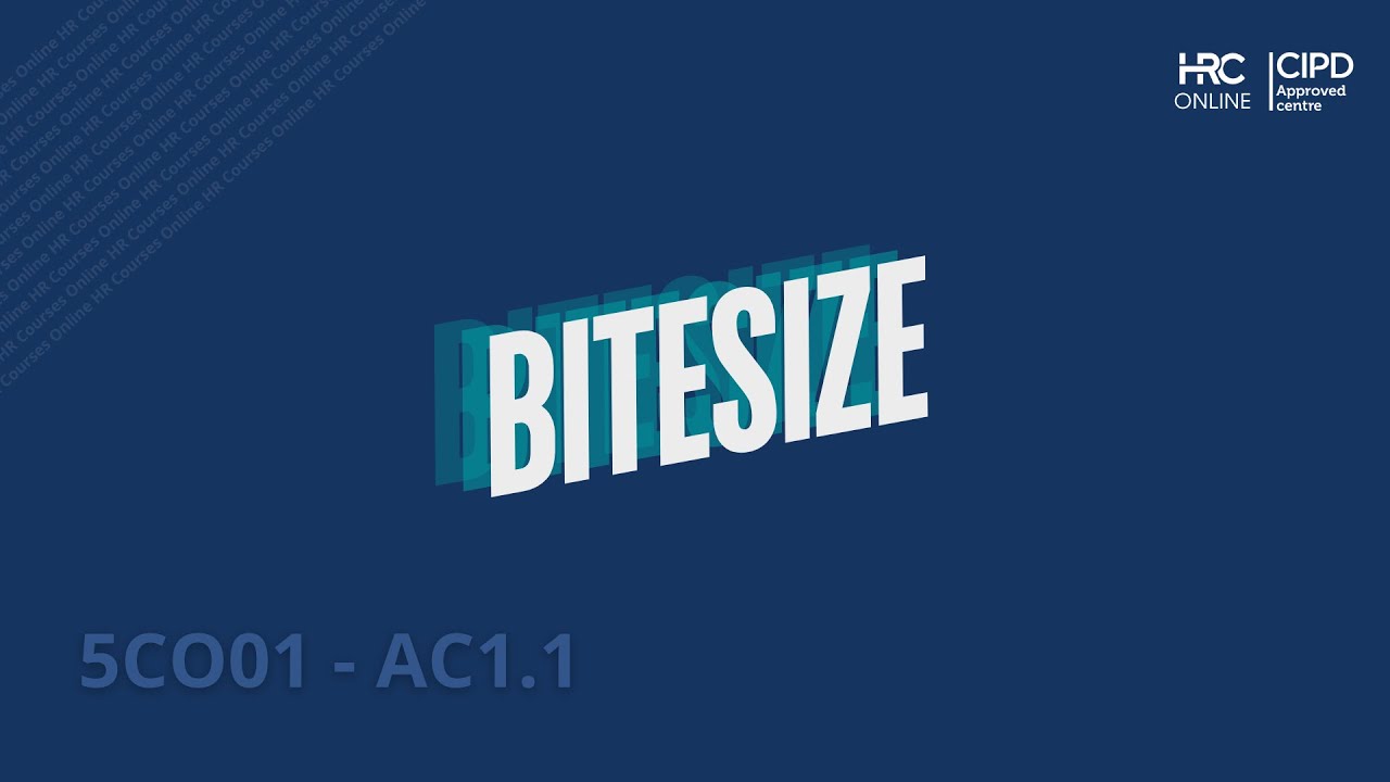 June 24 - 5CO01 - CIPD Bitesize - AC1.1