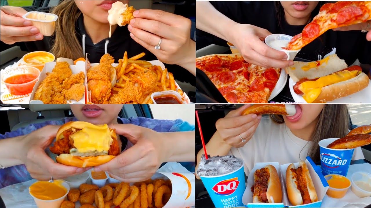 TWILIGHT ASMR CONSUMING FAST FOOD