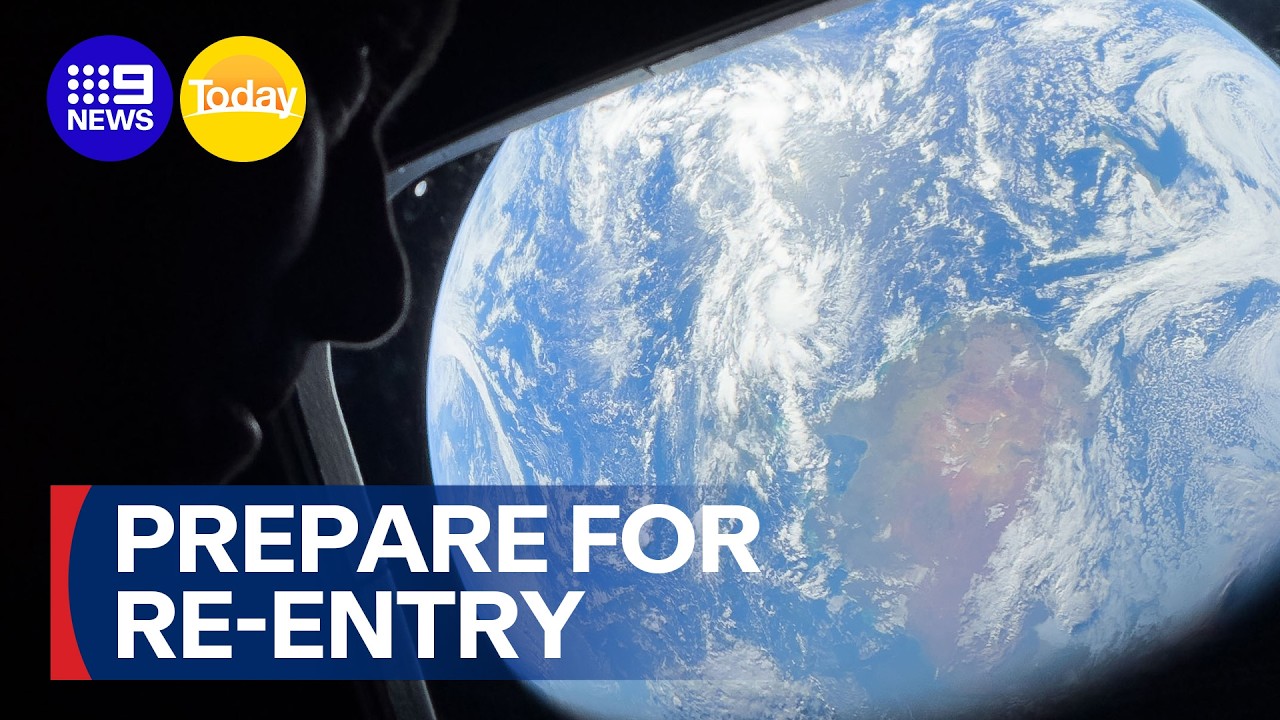 Artemis II preparing for splashdown | 9 News Australia