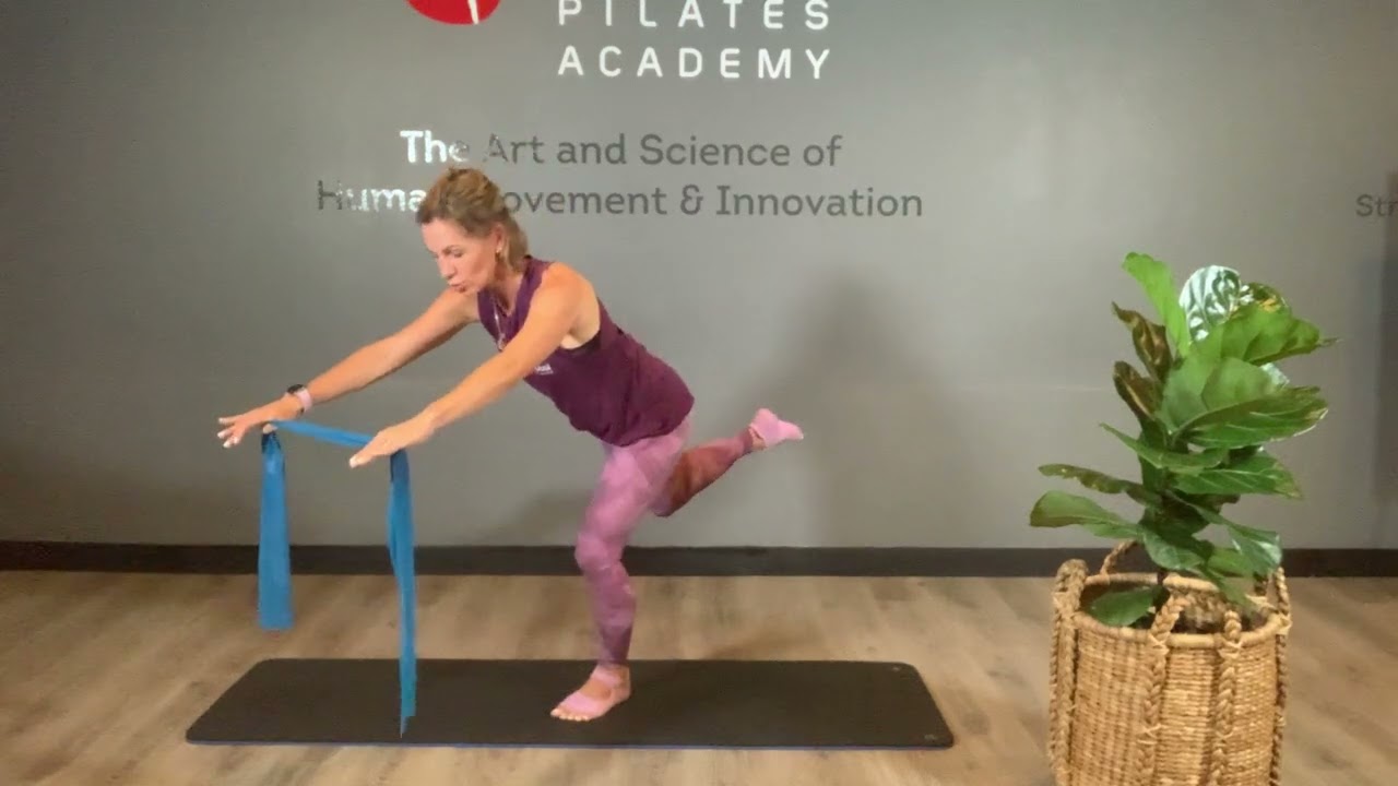 Theraband Pilates Class.
