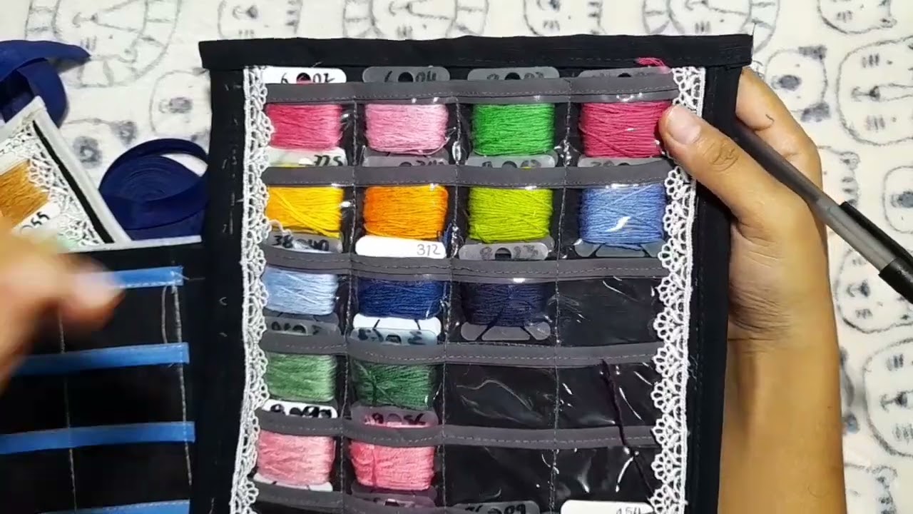 Carpetas para labores-punto de cruz  modelo #2, te muestro como puedes personalizarlas 🥰