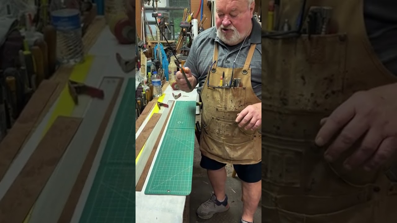 Cutting wood veneers for bow limbs