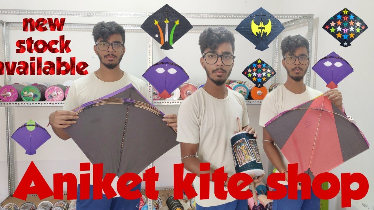 Aniket kite shop kolkata || New stock available || special bindi mama 😳