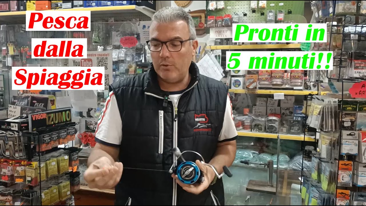 TUTORIAL - Pesca Dalla Spiaggia - Prepararsi a pescare in pochi minuti con dei piccoli accorgimenti💪