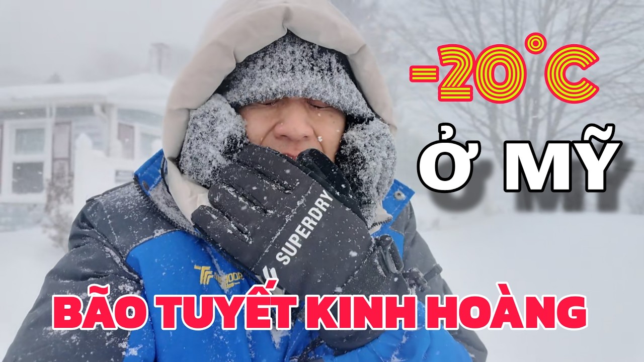Đường phố vắng tanh giữa trận siêu bão tuyết nước Mỹ
