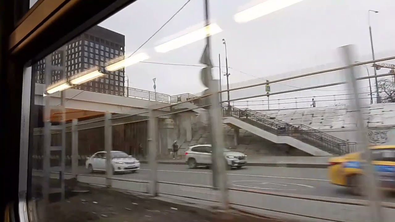 Train ride around Moscow on November 14
