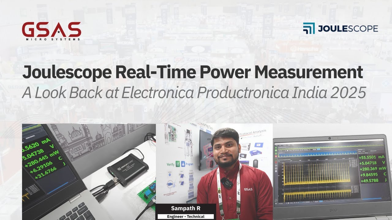 Look Back at Electronica 2025 - Joulescope at GSAS