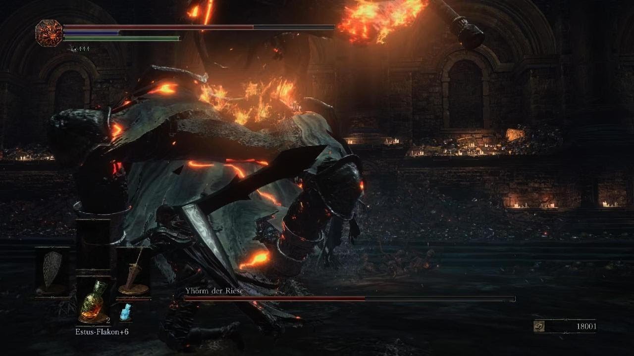 Black Knight Greatsword  vs Yhorm The Giant