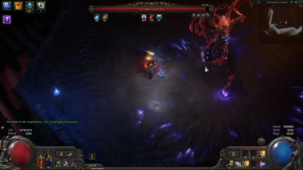 Path of Exile 2 - Fate of the Vaal Lv.82 Witchhunter Explosive Shot vs. Arbiter of Ash