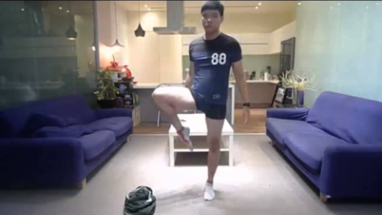 How to put pants on without using your arms