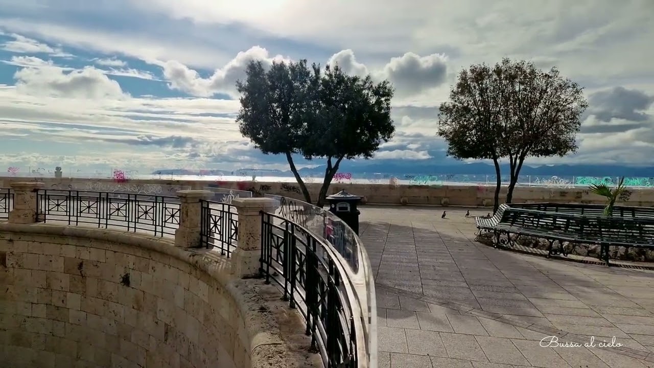 Cagliari. Bastione Saint Remy