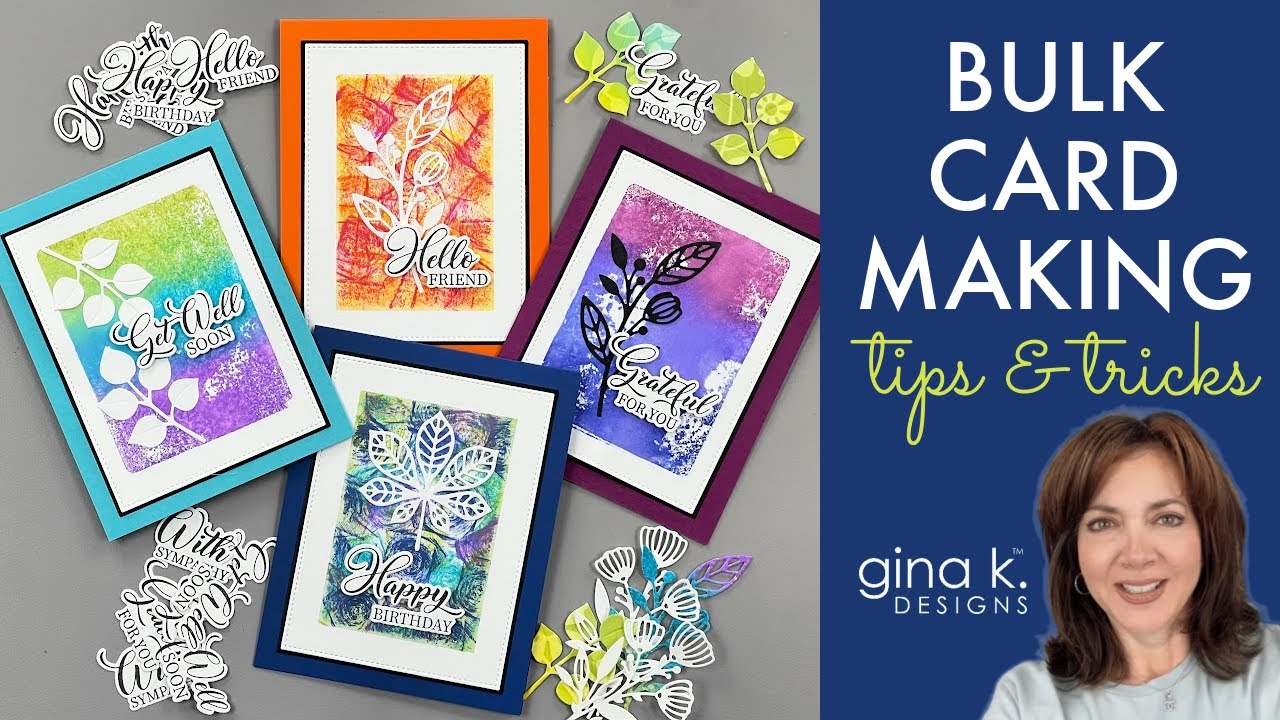 Bulk Card Making Tips and Tricks