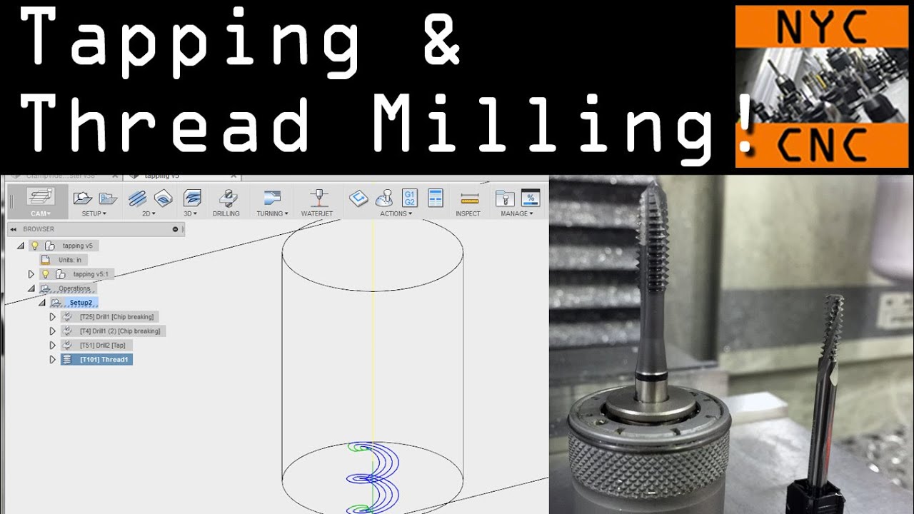Fusion Friday #12: Tapping & Threadmilling!