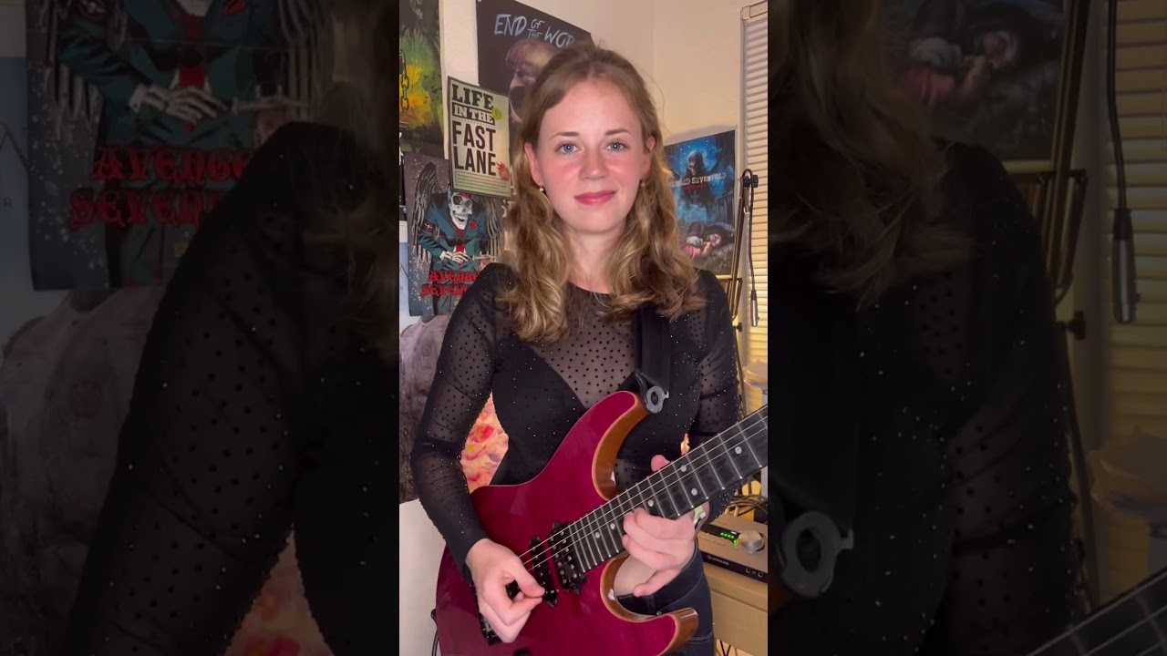 Check out Draw the Line by Skyrise!! #metal #newmusic #femaleguitarist #guitarsolo