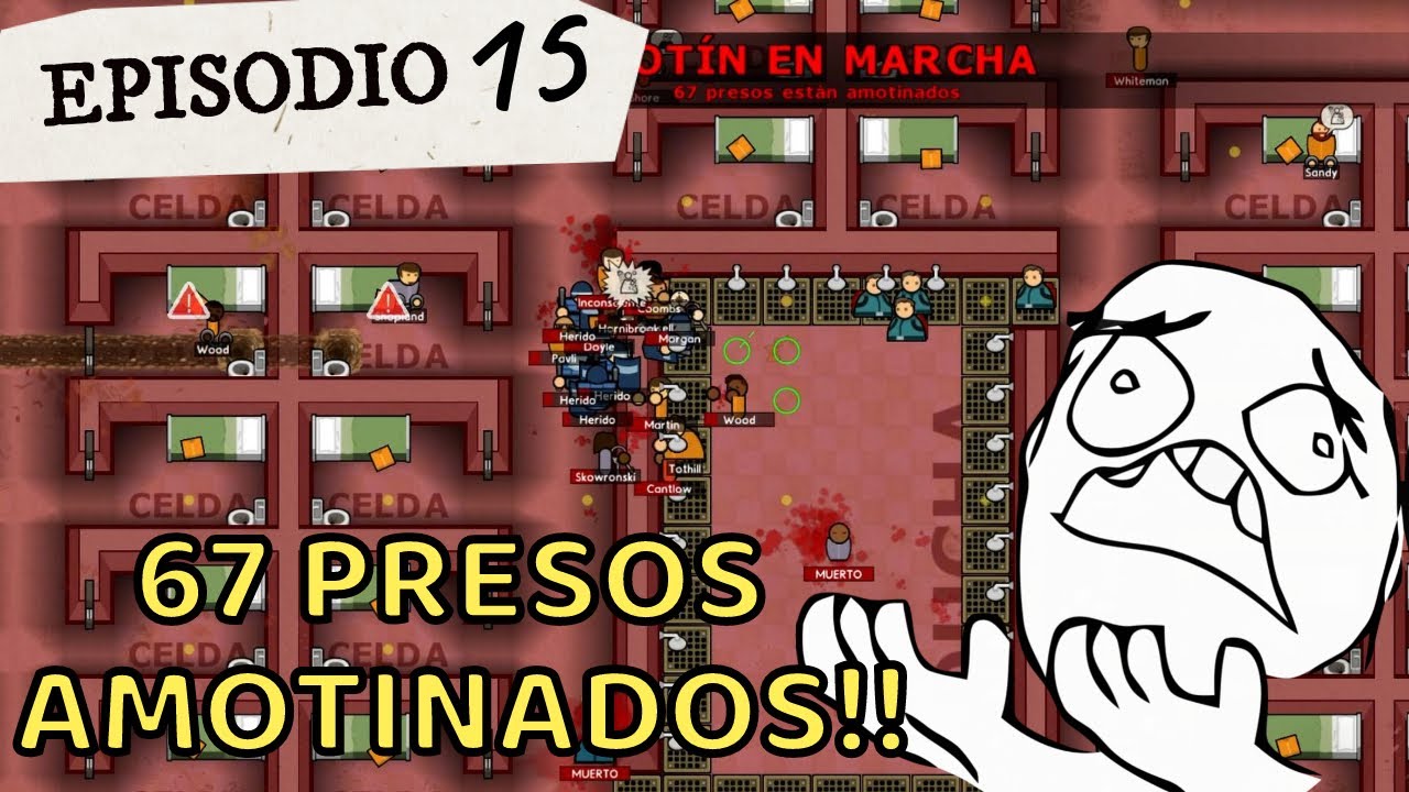 Prison Architect - DETUVE un MOTIN de 67 presos -  EP15