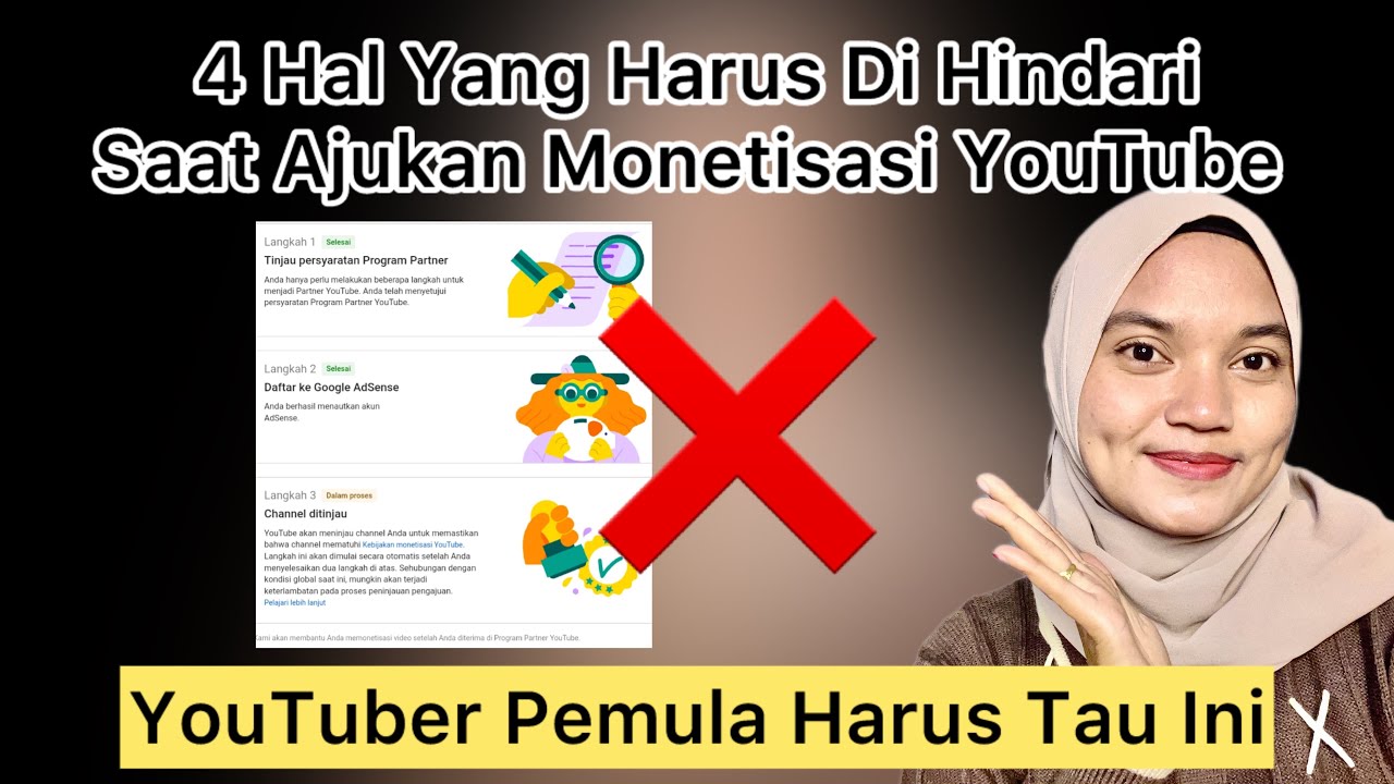Pahami Dulu Sebelum Ajukan Monetisasi Youtube ➡️ YouTuber Pemula