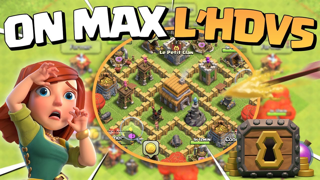 ON MAX L'HDV 5 ! Clash of Clans